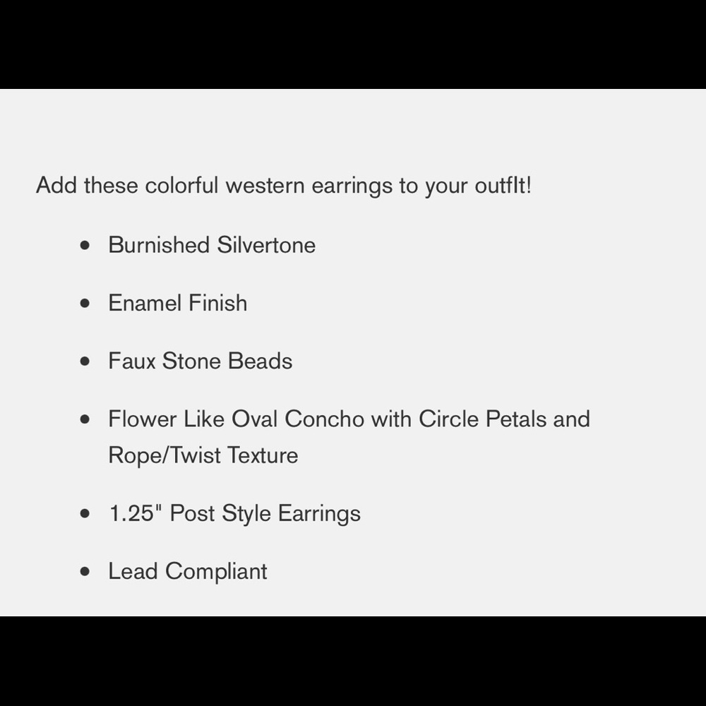 Women’s fuchsia Pink Belle Isle Concho Earrings - Picture 2 of 2